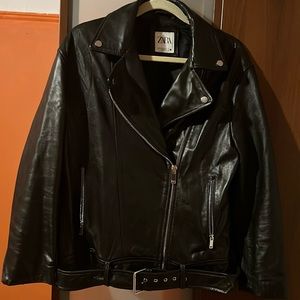 Leather jacket